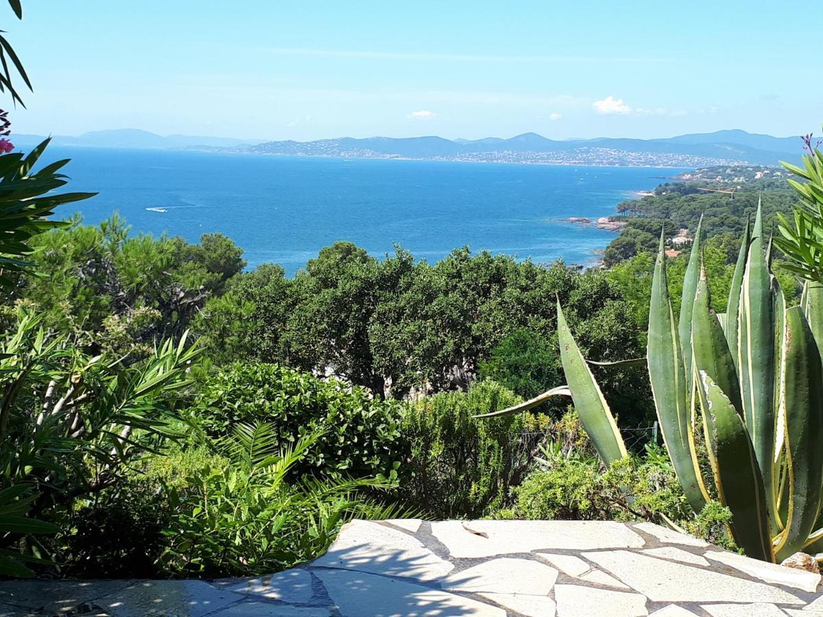 Duplex, Vue Panoramique Sur La Mediterranee, Piscine, Garage Сен-Рафаель Екстер'єр фото