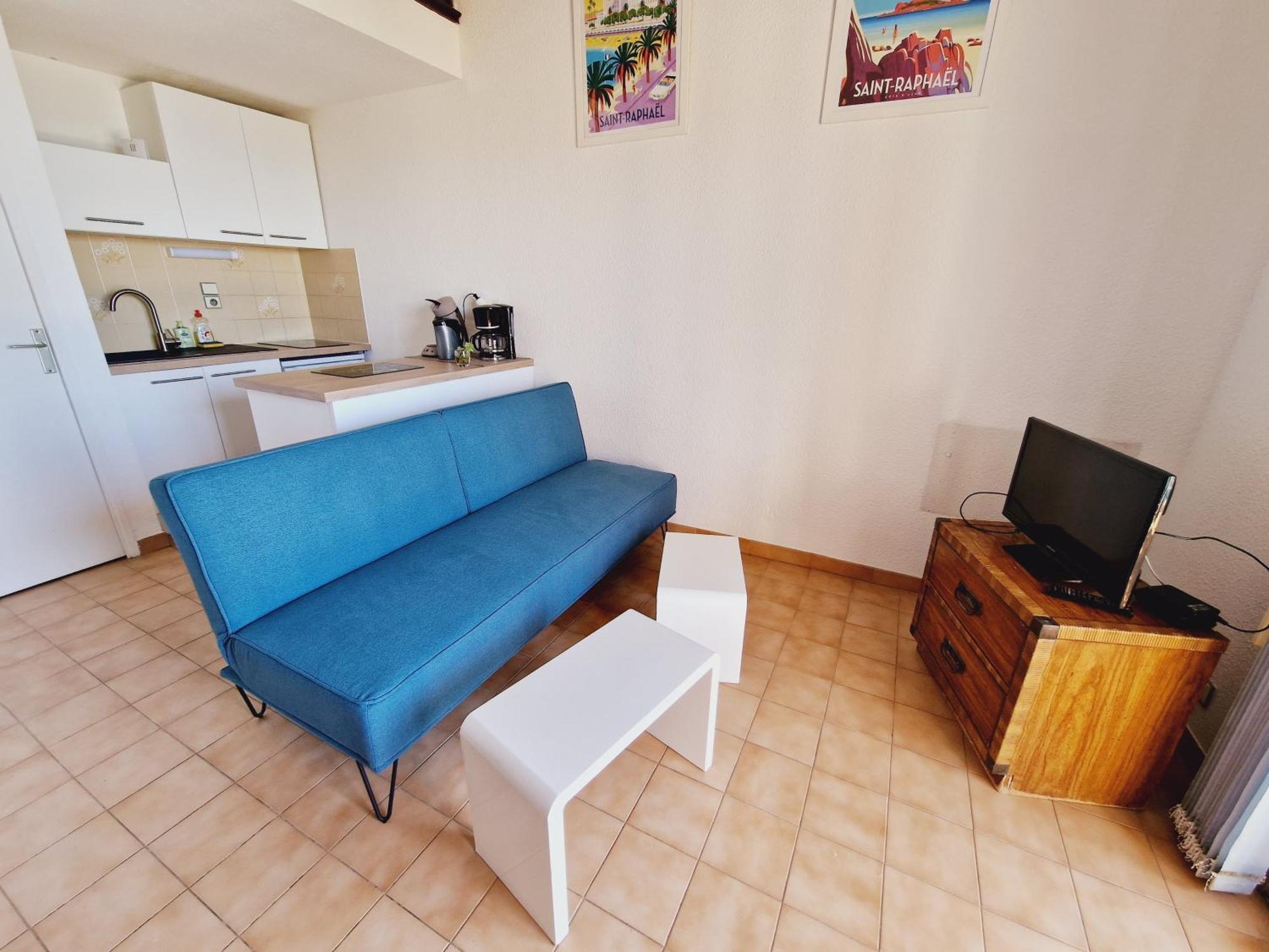 Duplex, Vue Panoramique Sur La Mediterranee, Piscine, Garage Сен-Рафаель Екстер'єр фото