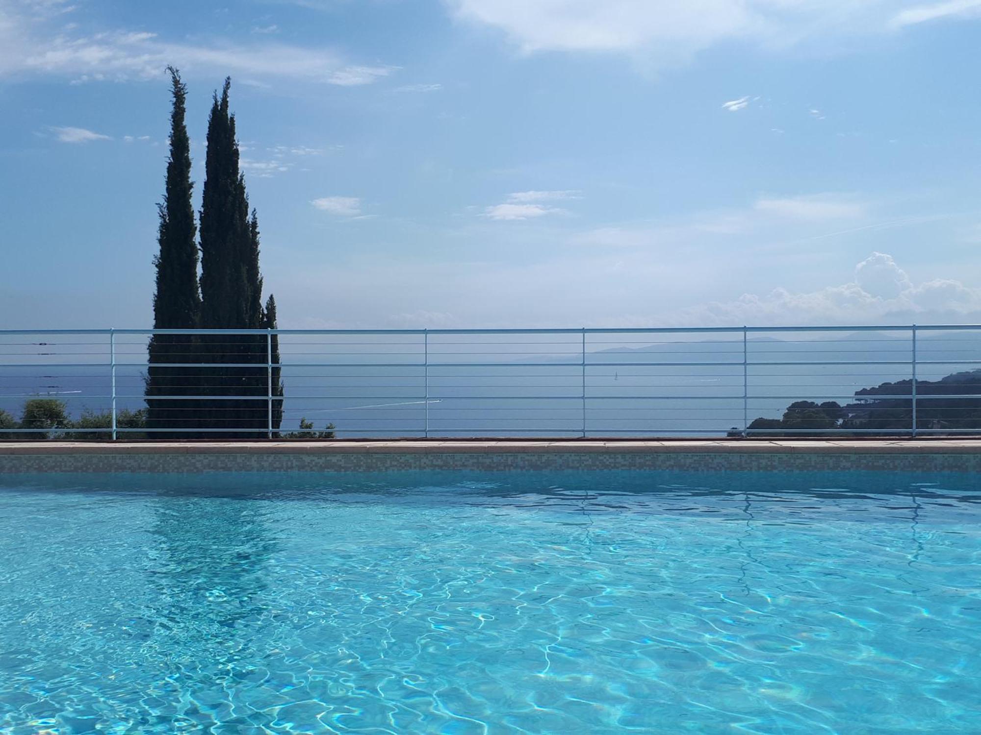 Duplex, Vue Panoramique Sur La Mediterranee, Piscine, Garage Сен-Рафаель Екстер'єр фото